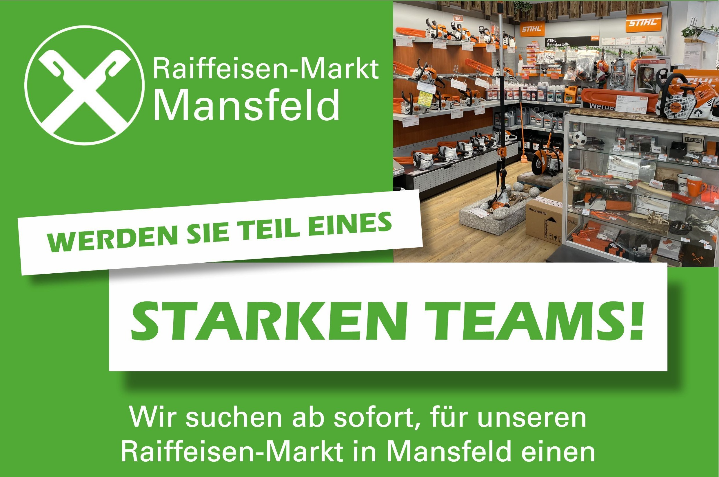 Verkäufer / Schlosser (m/w/d) Fachbereich Stihl-Werkstatt (Mansfeld)