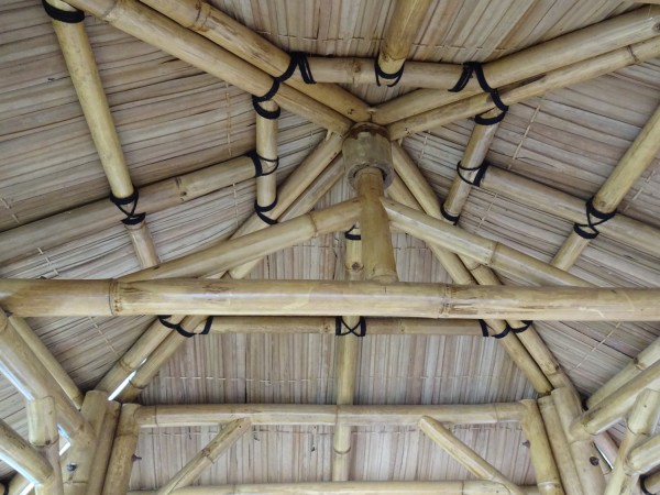 Bambus Pavillon 4,20 × 4,20 m – Gartenpavillon / Gazebo