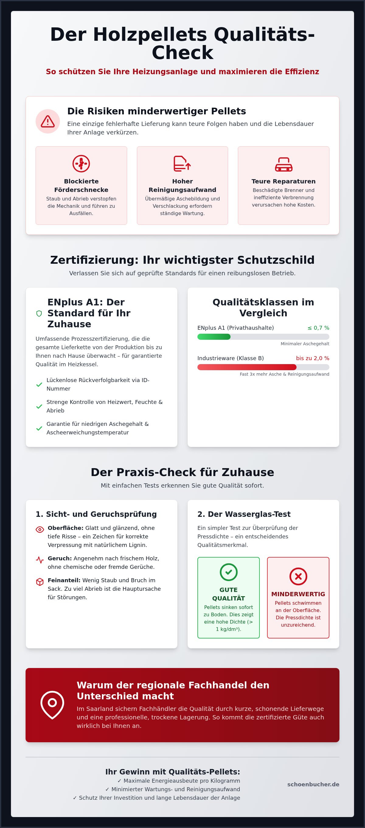 Holzpellets Qualität Unterschied