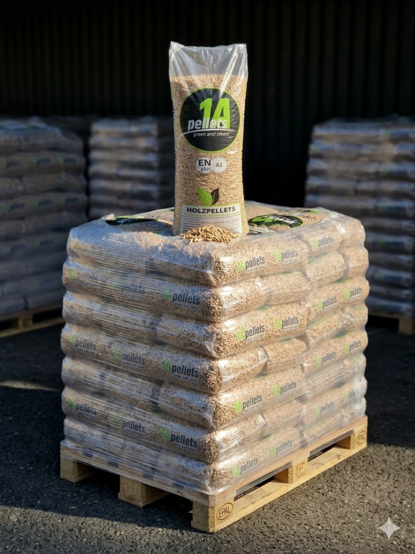 Holzpellets 1A 15kg, Palette (Art. 9315)