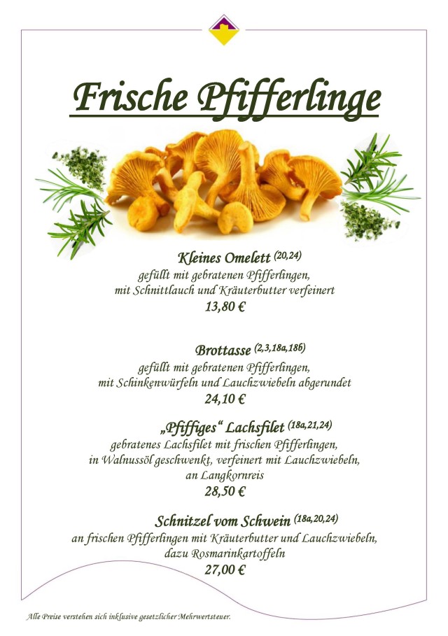 Frische Pfifferlinge