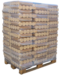 Bully Holzbriketts rund, 1 Palette (100x10kg)