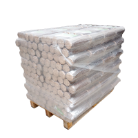 Hartholzbriketts rund, 1 Palette (96x10 kg)