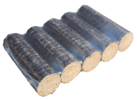 Hartholzbriketts rund, 1 Paket (10 kg)