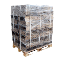 Pini Kay Holzbriketts, dunkel, mit Loch, 1 Palette (96x10kg)