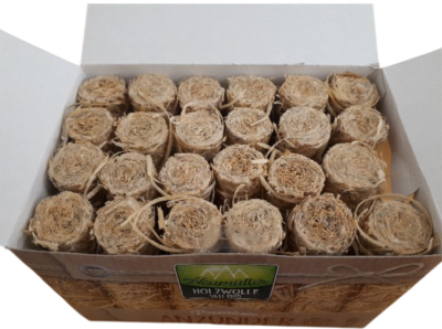 Holzwolle - Anzünder (96 Stück)